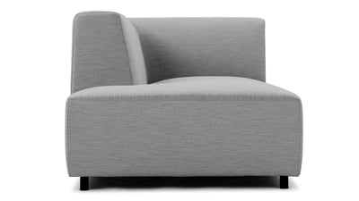 Acqua - Acqua - Acqua Outdoor Sectional Module, Chaise, Left Arm, Dove Gray Performance Weave - Image 1