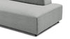 Acqua - Acqua - Acqua Outdoor Sectional Module, Chaise, Right Arm, Dove Gray Performance Weave - Image 5