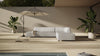Acqua - Acqua - Acqua Outdoor Sectional Module, Chaise, Right Arm, Dove Gray Performance Weave - Image 7