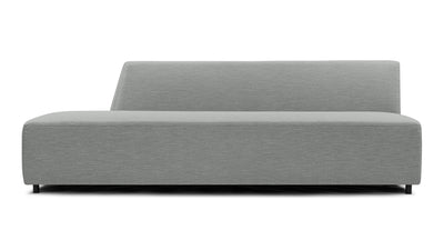 Acqua - Acqua - Acqua Outdoor Sectional Module, Sofa, Right, Dove Gray Performance Weave - Image 1