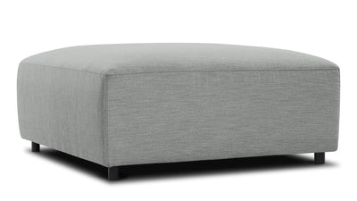 Acqua - Acqua - Acqua Outdoor Ottoman, Dove Gray Performance Weave - Image 2