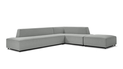 Acqua - Acqua - Acqua Outdoor Sectional, Right Corner, Dove Gray Performance Weave - Image 2