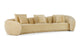 Moreau - Moreau - Moreau Sectional Sofa, Soft Beige Velvet - Image 2