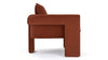 De Luz - De Luz - De Luz Armchair, Russet Plush Velvet - Image 3