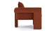 De Luz - De Luz - De Luz Armchair, Russet Plush Velvet - Image 3