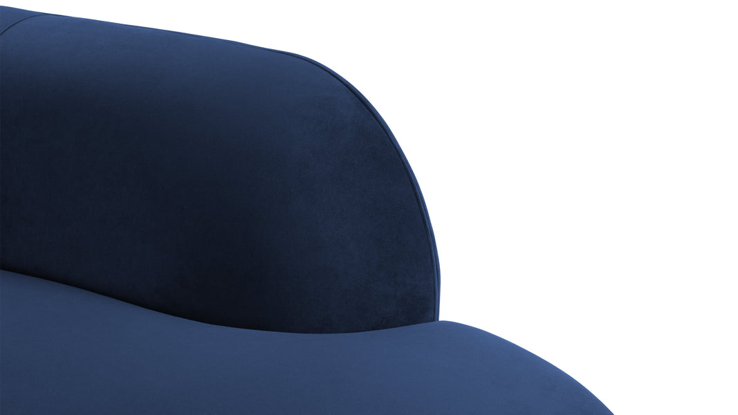 SerpentinSerpentine - Serpentine Sofa, French Navy Plush Velvet