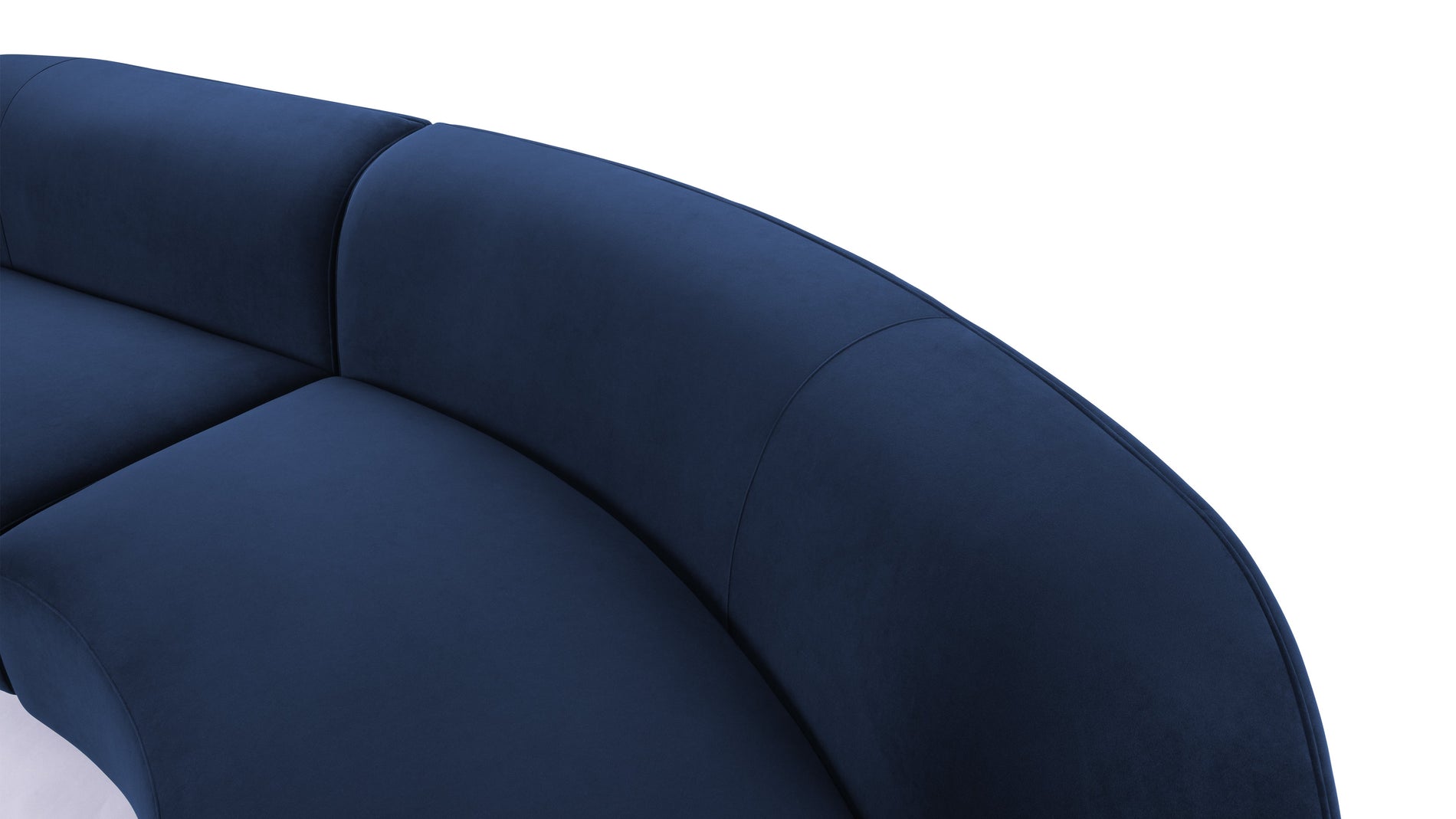 SerpentineSerpentine - Serpentine Sofa, French Navy Plush Velvet