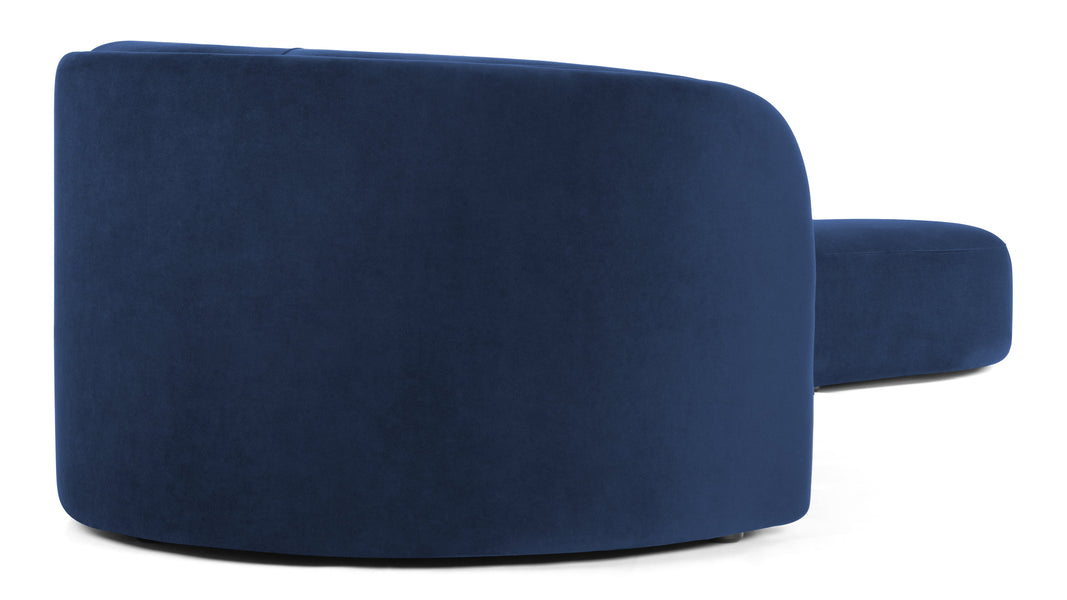 SerpentinSerpentine - Serpentine Sofa, French Navy Plush Velvet