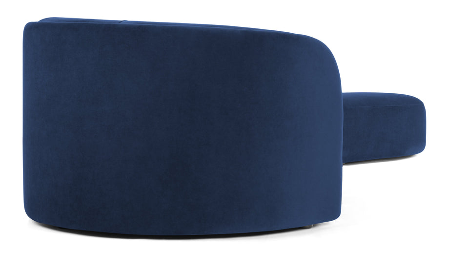 SerpentinSerpentine - Serpentine Sofa, French Navy Plush Velvet