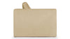Amore - Amore - Amore Sofa, Soft Beige Velvet - Image 3