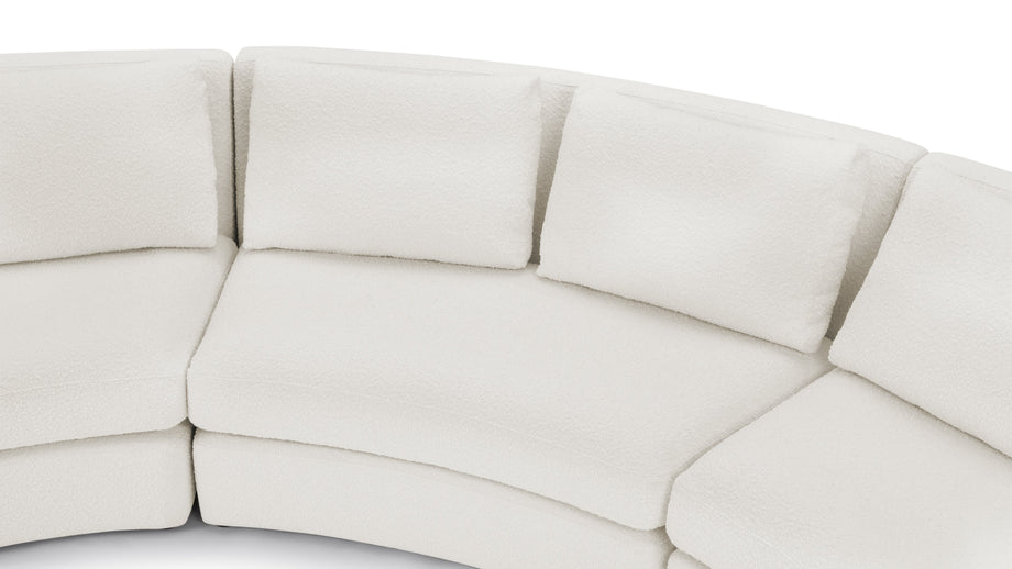 LanvinLanvin - Lanvin Semi Circle Sofa, Pearl Boucle