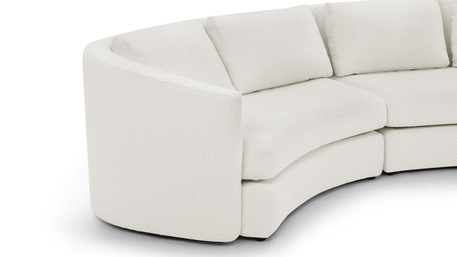 LanvinLanvin - Lanvin Semi Circle Sofa, Pearl Boucle