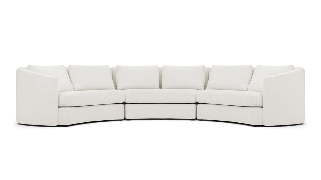 LanvinLanvin - Lanvin Semi Circle Sofa, Pearl Boucle