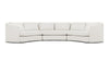 Lanvin - Lanvin - Lanvin Semi Circle Sofa, Pearl Boucle - Image 1