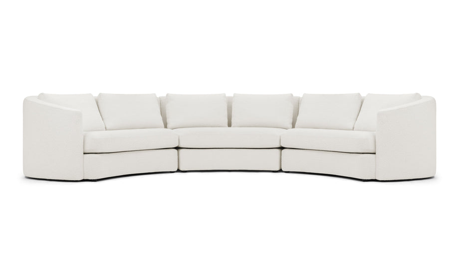 LanvinLanvin - Lanvin Semi Circle Sofa, Pearl Boucle