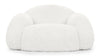 Grande Orso - Grande Orso - Grande Orso Lounge Chair, Luxe White Vegan Fur - Image 1
