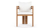 Lusso - Natural Teak with White Cushions - Image 1