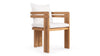 Lusso - Natural Teak with White Cushions - Image 2