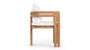 Lusso - Natural Teak with White Cushions - Image 3