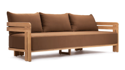 Lusso - Natural Teak with Mocha Cushions - Image 2