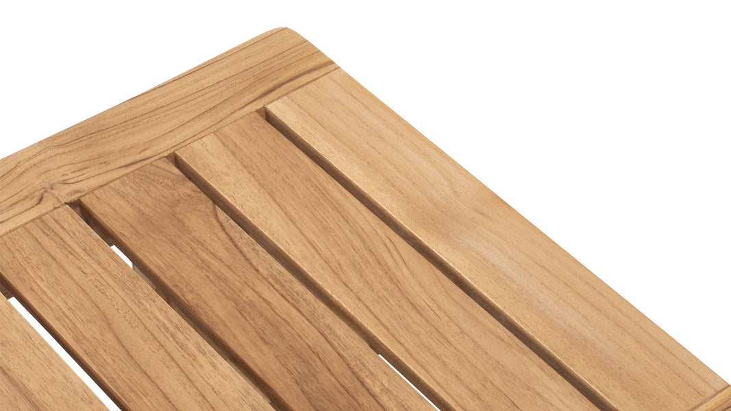 LussoLusso - Lusso Outdoor Side Table, Natural Teak