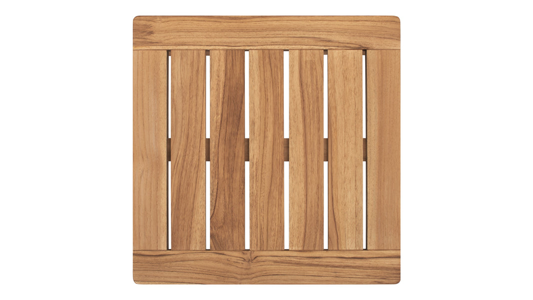 LussoLusso - Lusso Outdoor Side Table, Natural Teak