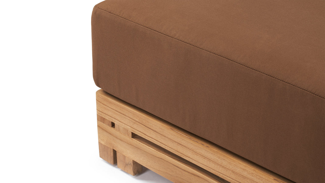 LussoNatural Teak with Mocha Cushions