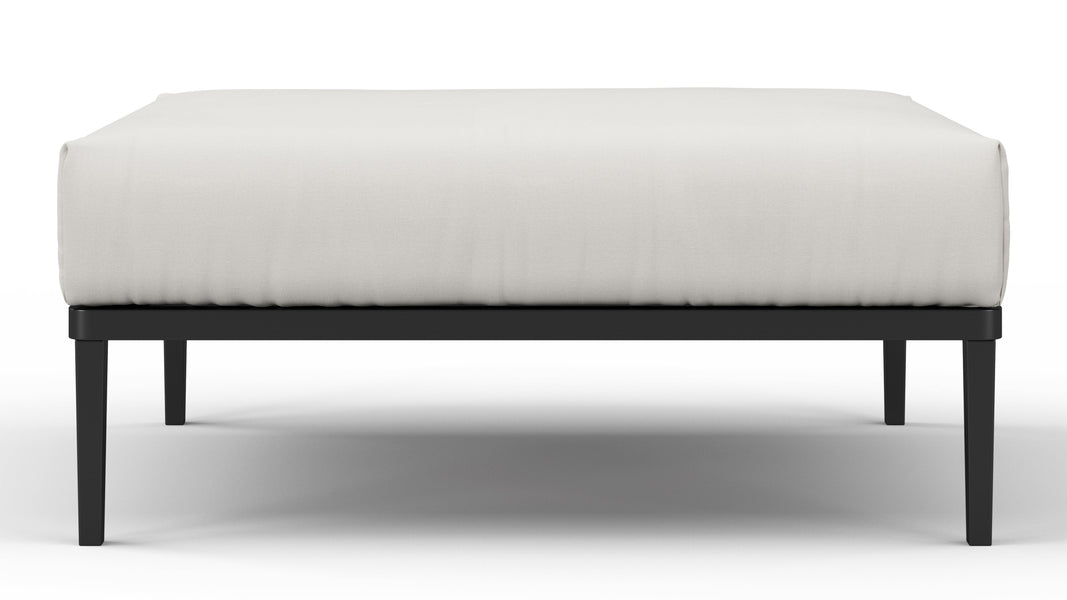 MarcusMarcus - Marcus Outdoor Ottoman, Shell Performance Weave