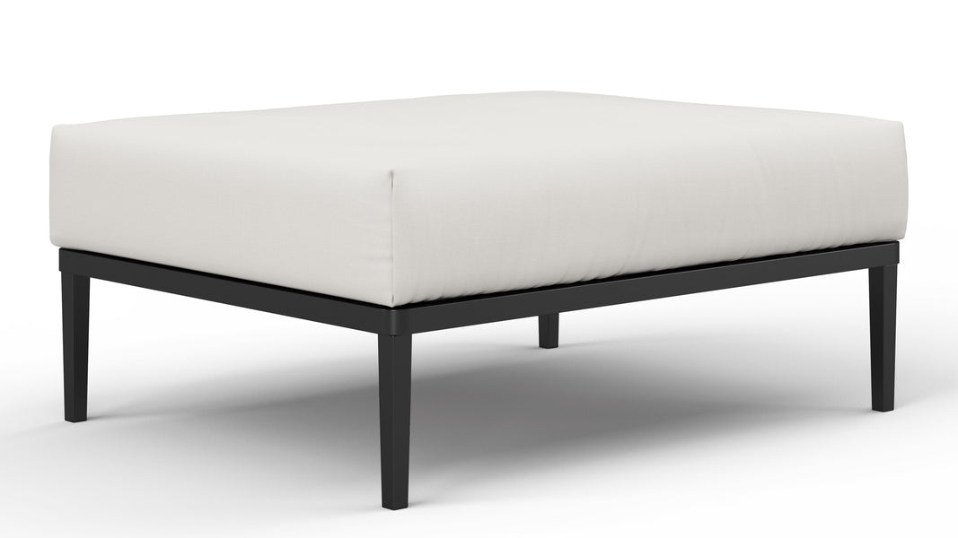 MarcusMarcus - Marcus Outdoor Ottoman, Shell Performance Weave