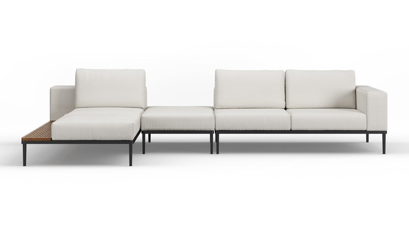 MarcusMarcus - Marcus Outdoor Sectional, Links -Chaise, Shell Performance Webewable