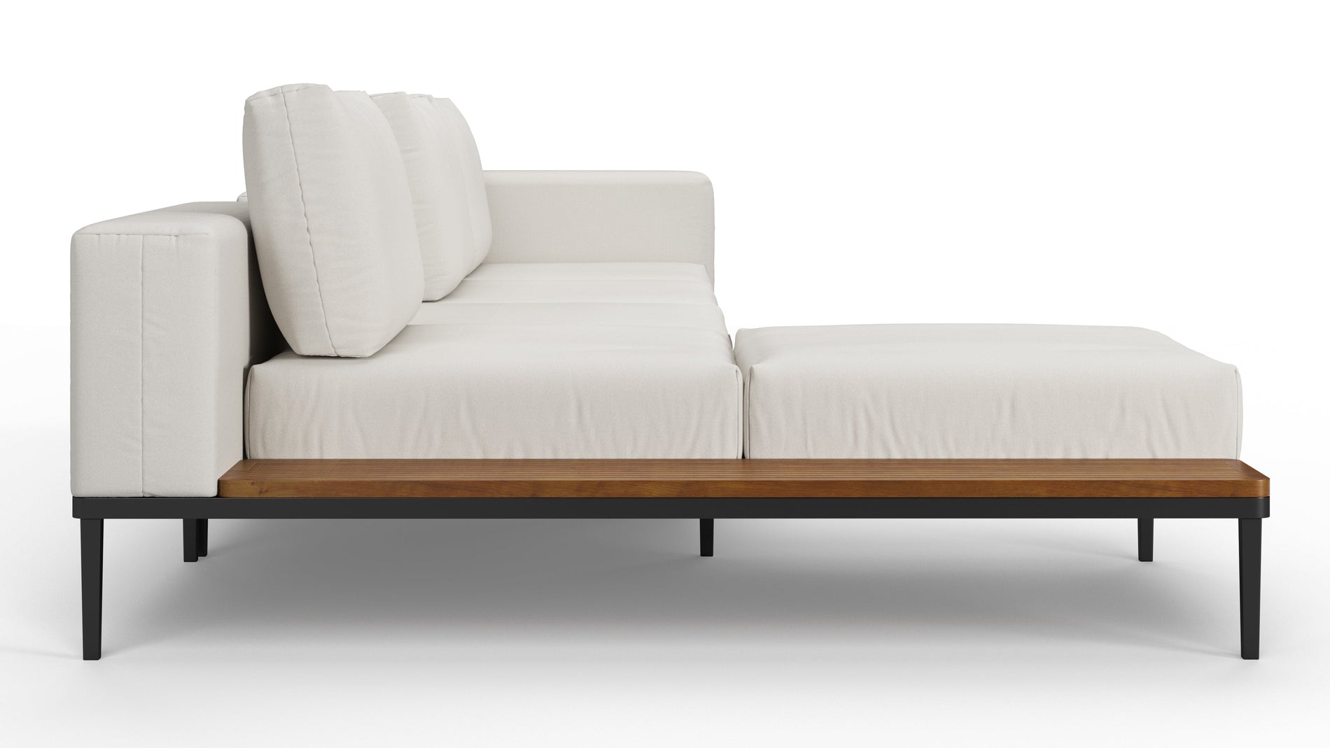 MarcusMarcus - Marcus Outdoor Sectional, Links -Chaise, Shell Performance Webewable