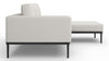 Marcus - Marcus - Marcus Outdoor Sectional, Small, Right Chaise, Shell Performance Weave - Image 3