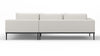 Marcus - Marcus - Marcus Outdoor Sectional, Small, Right Chaise, Shell Performance Weave - Image 4