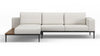 Marcus - Marcus - Marcus Outdoor Sectional, Small, Left Chaise, Shell Performance Weave - Image 1