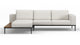 Marcus - Marcus - Marcus Outdoor Sectional, Small, Left Chaise, Shell Performance Weave - Image 1