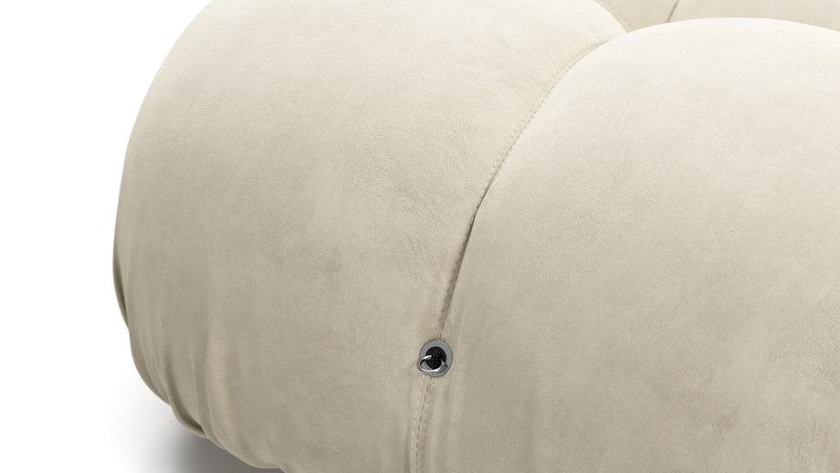 Bellini moduleEggshell Vegan Suede