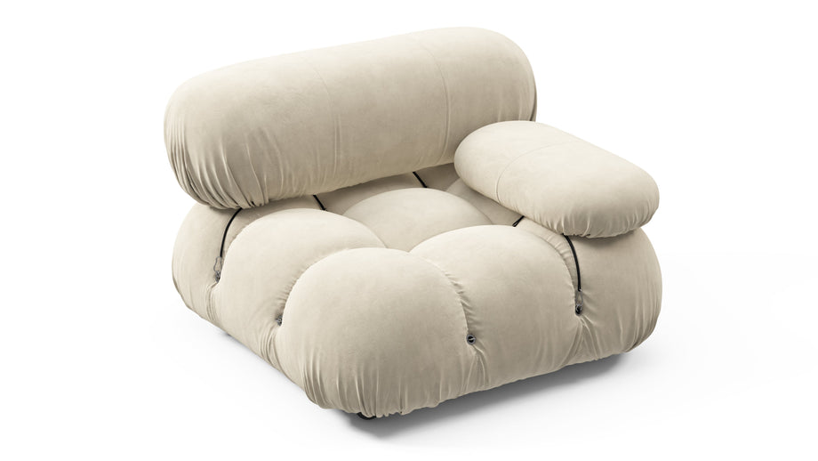 Bellini moduleEggshell Vegan Suede