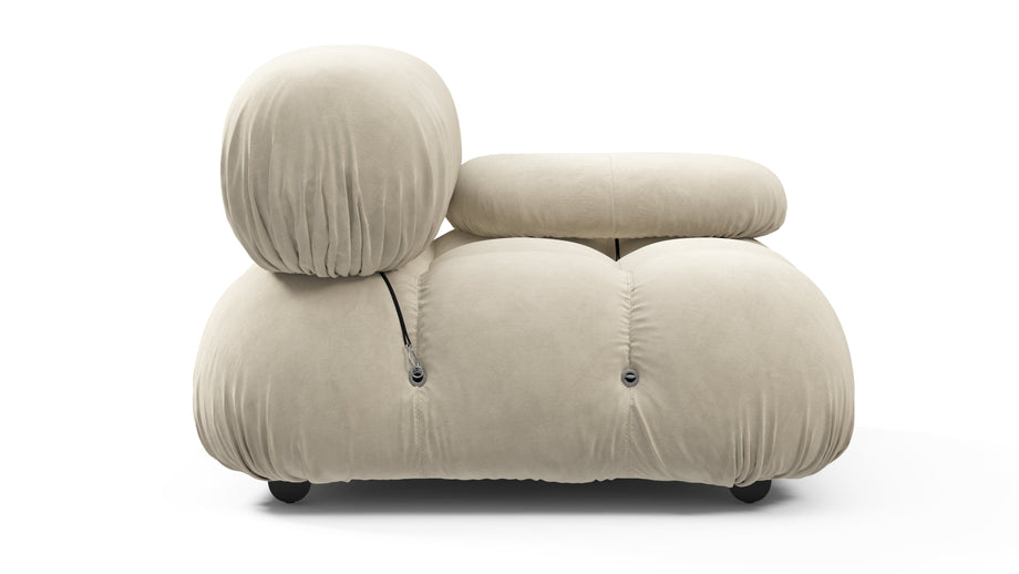 Bellini moduleEggshell Vegan Suede