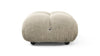 Bellini Ottoman - Beige Gray Chenille - Image 4