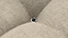 Bellini Ottoman - Beige Gray Chenille - Image 5