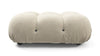 Bellini Ottoman - Eggshell Vegan Suede - Image 1