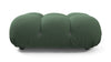 Bellini Ottoman - Evergreen Brushed Weave - Image 1