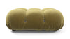 Bellini Ottoman - Olive Gold Velvet - Image 1