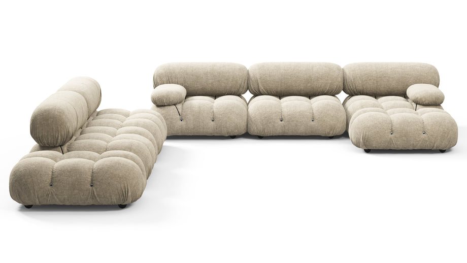 Bellini - Grande componibileBeige Gray Chenille