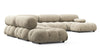 Bellini Large Sectional - Beige Gray Chenille - Image 2