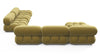 Bellini Large Sectional - Olive Gold Velvet - Image 4