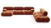 Bellini Large Sectional - Spice Velvet - Image 1