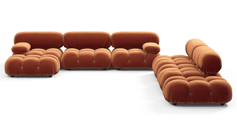 Bellini stor sektionssengSpice Velvet