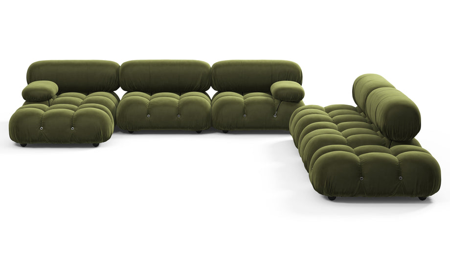 Bellini stor sektionssengThyme Luxe Velvet