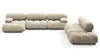 Bellini Large Sectional - Beige Gray Chenille - Image 1